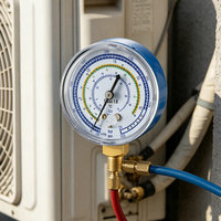 High Low Pressure Refrigerant Pressure Gauges HVAC Refrigeration Systems R22 R134a R407C R410A Refrigerant Air Conditioning
