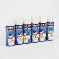 Mousse de pulvérisation de neige OEM, gaz inflammable de protection de l'environnement, flocons de pulvérisation de neige fondue avec approbation ISO9001