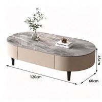 Table basse contemporaine pour salon, meubles de maison