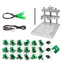 Yüksek Kaliteli 12V LED BDM Çerçeveli ECU Kod Okuyucu Programlayıcı Alüminyum Tabla BDM100 22 Parça Adaptör Probu FGTECH V54 ECU Çipi 1 Yıl Garantili