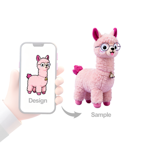 Animaux en peluche personnalisés pour enfants, jouets en peluche doux, vente en gros, broderie de logo de marque, cerf en peluche, <span class=keywords><strong>alpaga</strong></span> et mule - Product Image 2