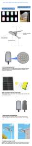 Lámparas Solares LED para Exteriores, Resistentes al Agua IP66, 100W 200W 300W, Lámpara <span class=keywords><strong>Solar</strong></span> Dividida - Product Image 6