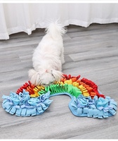 Tapis de renifflement pour animaux de compagnie en polyester solide, personnalisé par le fabricant, mignon, moderne, de luxe, pour dissimuler la nourriture, jouet éducatif pour chien à alimentation lente