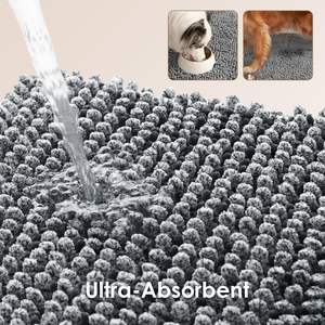 Vente en gros de paillasson <span class=keywords><strong>absorbant</strong></span> pour <span class=keywords><strong>chien</strong></span>, paillasson avant, <span class=keywords><strong>entrée</strong></span> extérieure, séchage rapide, chenille, lit de caisse lavable pour <span class=keywords><strong>chien</strong></span>, <span class=keywords><strong>tapis</strong></span> antidérapant pour animaux de compagnie - Product Image 2