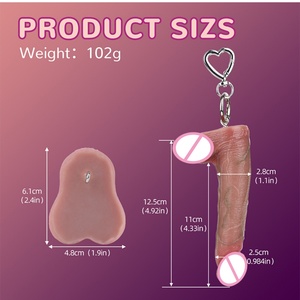 Silicone Realistic Sex <b>Key</b> Chain <b>Rings</b> Dildo Penis Sex Accessories Sex Shop Funny Adult Products Decoration Sexy Cock <b>Key</b> <b>Ring</b> - Product Image 6