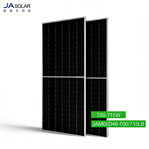 Paneles Solares Bifaciales Tipo N JA 700W 710W 715W para Sistemas <span class=keywords><strong>de</strong></span> Energía Solar - Product Image 1