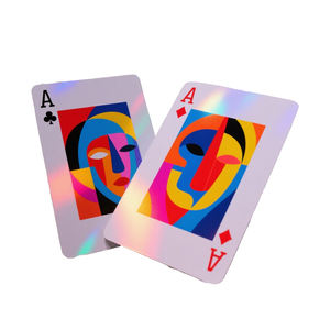 Arte moderno Diseño creativo Naipes Realista Color Choques Cambios <span class=keywords><strong>de</strong></span> sombra <span class=keywords><strong>de</strong></span> luz para ocasiones <span class=keywords><strong>de</strong></span> fiesta Tarjeta personalizada - Product Image 1
