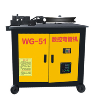 Cintreuse électrique 180 degrés en acier inoxydable, Machine à cintrer les tubes ronds carrés WG51 pour l'exportation
