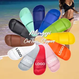 Designer Men's Women's Custom Print Unisex Summer Beach Diy Sandal Slides Slippers Custom With Logo