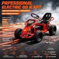 Kart électrique pour enfants, voiture de course à 4 roues à batterie avec fonction de chronométrage, pour parc d'attractions, place publique et site touristique