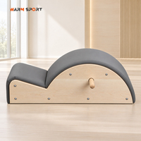 Correcteur de posture en bois d'érable avec revêtement en cuir PU pour le remodelage corporel et la correction de la posture, idéal pour les studios de Pilates, personnalisable avec logo, vente en gros ODM