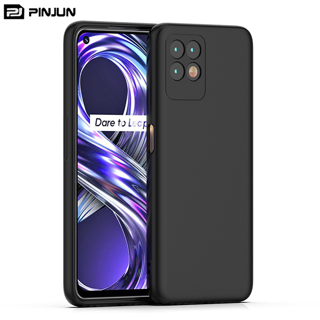 New Design 2022 Mobile Phone Case Silicone Protective Back Cover Camera Solid Color Protective Soft Tpu Cover for Realme 8i