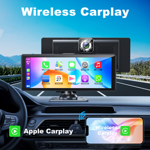 10.26 ''không dây cho phép Carplay <span class=keywords><strong>Android</strong></span> tự động hiển thị màn hình di động phía trước Dash Cam phía sau máy ảnh autostereo - Product Image 2