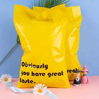 Sac d'expédition en plastique pour sac de vêtements, sacs de courrier en Poly avec poignée, Logo personnalisé