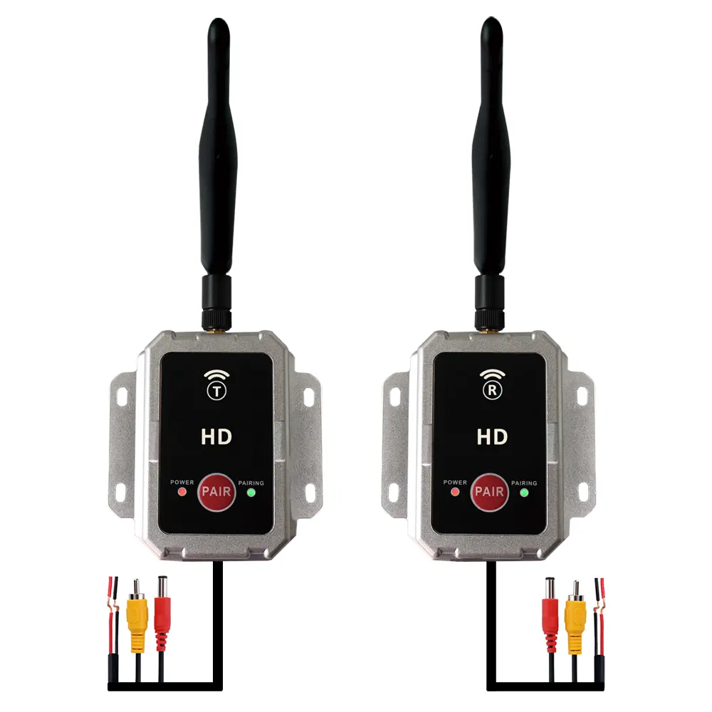 Transmetteur et récepteur de vidéo numérique sans fil, 720P/1080P AHD/CVI/TVI, 2.4 ghz, étanche IP68