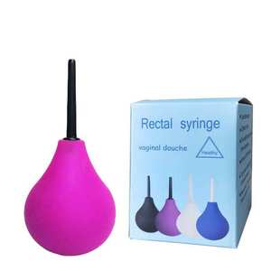 Ampoule vaginale en Silicone pour femmes, 3 pièces, outil médical doux, nettoyage Anal, produits de Douche - Product Image 6