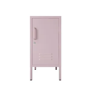 Luxury Home Storage single door cabinet living room Furniture Modern Models Antique metal Cabinet pink Style