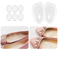 Lot de 16 coussinets de gel antidérapants réutilisables pour talons hauts – Semelles intérieures pour la plante des pieds