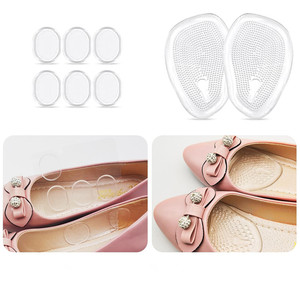 Set di 16 Cuscinetti in Gel per Tallone e Puntale, <span class=keywords><strong>Solette</strong></span> <span class=keywords><strong>Antiscivolo</strong></span> Riutilizzabili per <span class=keywords><strong>Tacchi</strong></span> Alti - Product Image 4