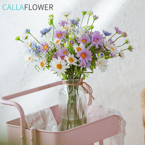 MW66785 margherita artificiale crisantemo fiori fiori primaverili composizioni floreali per casa tavolo interno vaso decorazione festa di nozze - Product Image 1