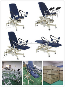 <span class=keywords><strong>Table</strong></span> d'examen gynécologique électrique Chaise de traitement d'examen <span class=keywords><strong>Table</strong></span> obstétrique gynécologique pour échographie de naissance - Product Image 6