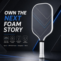Raket Pickleball Zero Ring Gen 5 EPP EVA Foam 16mm Elongated, Logo Custom OEM ODM Private Label, Produsen Grosir, Pembelian Massal