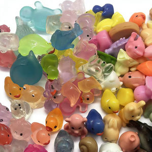 Petits animaux en résine, mini animaux en résine pour accessoires de jardin féerique miniature, micro-paysage, aquarium - Product Image 1