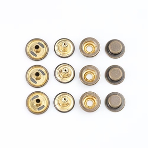 Cao cấp vô hình bốn nút, nút miễn phí, Vòng lồng vào nhau nút kim loại cho áo khoác xuống - Product Image 5