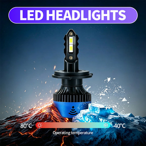 Universelle A110 LED-Scheinwerferbirne mit Canbus Fern- und Abblendlicht H11 <span class=keywords><strong>H4</strong></span> 9003 HB2 <span class=keywords><strong>HS1</strong></span> 9005 9006 Wasserdichtes Auto-Beleuchtungszubehör - Product Image 4