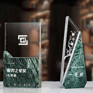 Ligue de personnalisation en gros d'usine, Trophée Trophée de marbre Bases Crystal Award/ - Product Image 3