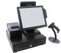 Micropos - Sistema de Punto de Venta (TPV) Todo en Uno de 15 Pulgadas, Hardware EPOS para Comercio Minorista