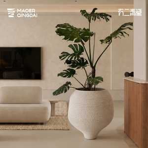 Maceta Extra Grande de Pie para Plantas, Estilo Nórdico, Decoración Artística para Interiores, Exteriores, Jardín y Paisajismo - Product Image 2