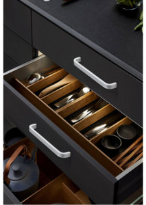 Factory Custom Aluminum Alloy Modern Simple Bathroom Kitchen Cabinet Edge Banding Hidden Drawer <strong>Door</strong> Handles - Product Image 4