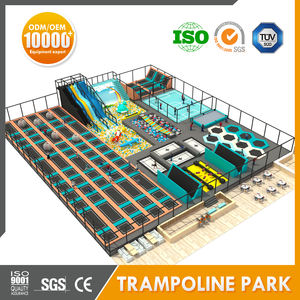 Commerciële Indoor Trampolinepark Zachte Speeltoestellen Op Maat Ontworpen Attractiepark met Veilige Trampolineconstructies - Product Image 3