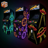 Máquina Arcade Retro ZDYS con Diseño Profesional Asteroids, Gabinete Operado con Monedas y Medidor de Fuerza para Uso en Clubes