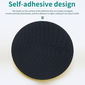 Pnn 1-6inch móc và vòng lặp không khí Sander ủng hộ Pads cho không khí quỹ đạo Sander khí nén đánh bóng cát <span class=keywords><strong>Pad</strong></span> - Product Image 2