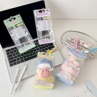 Sac de rangement transparent personnalisé en PVC INS10cm15CM pour poupées de dessin animé, sac de poussette pour étudiants, sac de présentation