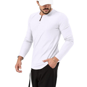 เสื้อเจอร์ซีย์สมาร์ทแคชชวล คอวีแบบเฮนลีย์ สีมิดไนท์ เหมาะสำหรับใส่ไปออฟฟิศ วันศุกร์ หรืองานเลี้ยงอาหารค่ำ - Product Image 4