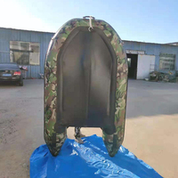 Kayak Plegable de Alta Calidad, Bote de Pesca Individual, Kayak Inflable de Remo, Bote de PVC Estable para Pesca