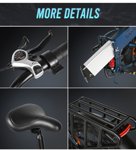 Envío gratis bicicleta eléctrica 48V bicicleta eléctrica híbrida de neumáticos gruesos bicicleta eléctrica - Product Image 3