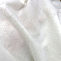 Tissu en coton Salt Shrink 80 g/m² à motif à carreaux tissé, sans repassage, en stock, pour chemises, robes et chemisiers, largeur 50 pouces