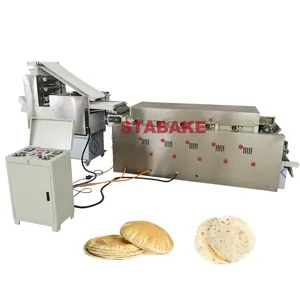 Máquina comercial de fazer pão pita paraparatha roti, chapati automática para a Austrália