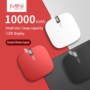 Haute qualité 10000mah Mini <span class=keywords><strong>batterie</strong></span> de secours <span class=keywords><strong>batterie</strong></span> <span class=keywords><strong>externe</strong></span> Pour téléphone Portable chargeur Mobile Led affichage Powerbank pour téléphone portable - Product Image 2