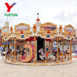 Carrusel de lujo personalizado con diseño 3D gratuito, atracción Merry Go Round Horse Kids Mall, parque de atracciones, carrusel de atracciones - Product Image 5