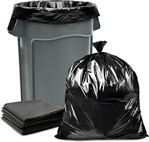 Offre Spéciale à ordures 33 45 60 65 95 gallons Sacs à ordures industriels biodégradables en plastique robustes personnalisés noirs