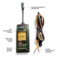 Sistema de Rastreo GPS, Localizador GPS Resistente al Agua IP67 con Tarjeta SIM 2G, Mapa de Google para Motocicletas y Automóviles, Dispositivo de Rastreo