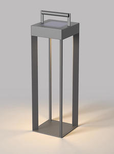 Luz LED moderna para jardín al aire libre IP65, Panel Solar acrílico resistente al agua, potencia blanca cálida para césped, paisaje, <span class=keywords><strong>Villa</strong></span>, patio, bolardo - Product Image 2