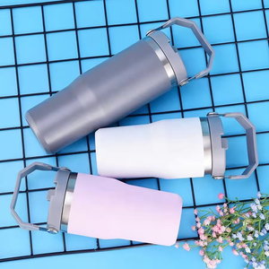 30oz/900ml Stainless Steel Eco-Friendly Leak-Proof BPA Free Vacuum Insulated Thermal Mug Handle Office Camping Party Gift <b>Cup</b> - Product Image 5