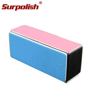 China Precio <span class=keywords><strong>de</strong></span> fábrica Shinning EVA Sponge 4 Way Nail Buffer Block Venta caliente en Europa y el mercado americano - Product Image 2