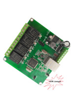 Interrupteur WiFi intelligent ESP32, carte relais Ethernet, Domoticz, Home Assistant, openHAB, RS485, TCP, UDP, minuterie 4 canaux, IP Watchdog